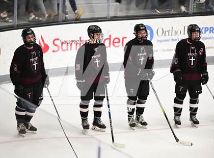 Thumbnail 1 in Prout vs. Bishop Hendricken (RIIL D1 Final) photogallery.