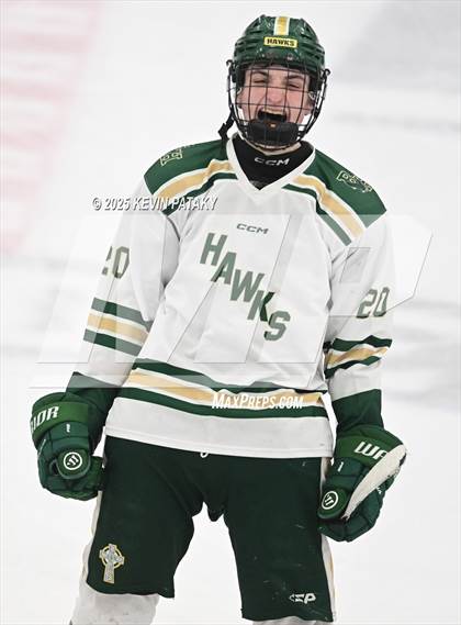 Thumbnail 2 in Prout vs. Bishop Hendricken (RIIL D1 Final) photogallery.