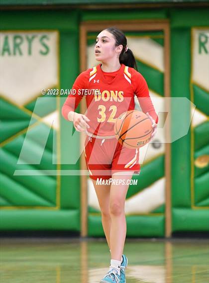 Thumbnail 2 in Cathedral Catholic vs. Piedmont (St. Mary's Stockton MLK Showcase) photogallery.