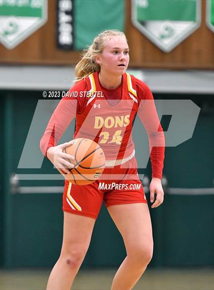 Thumbnail 1 in Cathedral Catholic vs. Piedmont (St. Mary's Stockton MLK Showcase) photogallery.