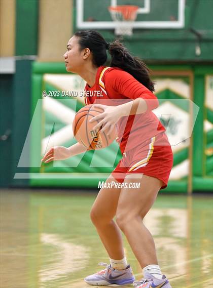 Thumbnail 2 in Cathedral Catholic vs. Piedmont (St. Mary's Stockton MLK Showcase) photogallery.
