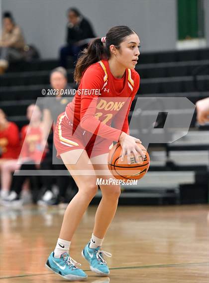 Thumbnail 1 in Cathedral Catholic vs. Piedmont (St. Mary's Stockton MLK Showcase) photogallery.