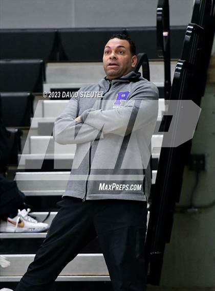 Thumbnail 3 in Cathedral Catholic vs. Piedmont (St. Mary's Stockton MLK Showcase) photogallery.