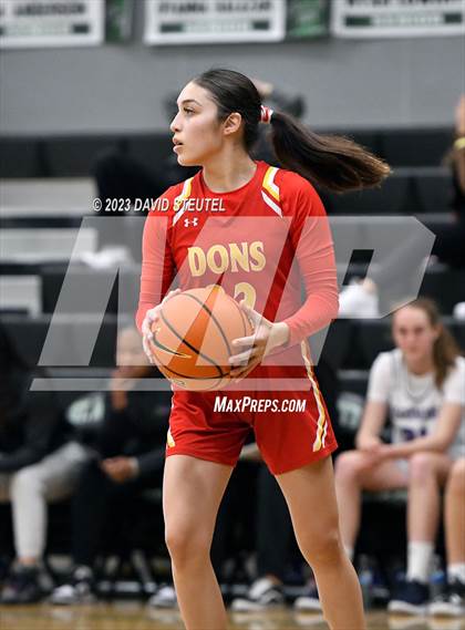 Thumbnail 2 in Cathedral Catholic vs. Piedmont (St. Mary's Stockton MLK Showcase) photogallery.