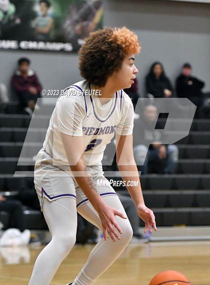 Thumbnail 1 in Cathedral Catholic vs. Piedmont (St. Mary's Stockton MLK Showcase) photogallery.