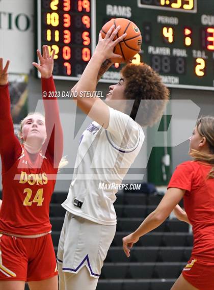 Thumbnail 1 in Cathedral Catholic vs. Piedmont (St. Mary's Stockton MLK Showcase) photogallery.