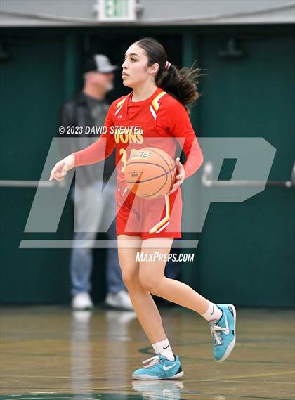 Thumbnail 1 in Cathedral Catholic vs. Piedmont (St. Mary's Stockton MLK Showcase) photogallery.