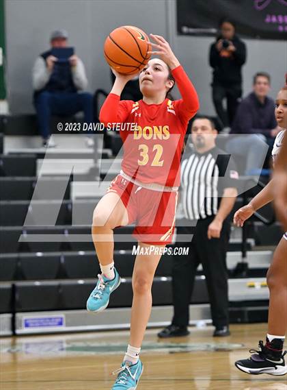 Thumbnail 1 in Cathedral Catholic vs. Piedmont (St. Mary's Stockton MLK Showcase) photogallery.