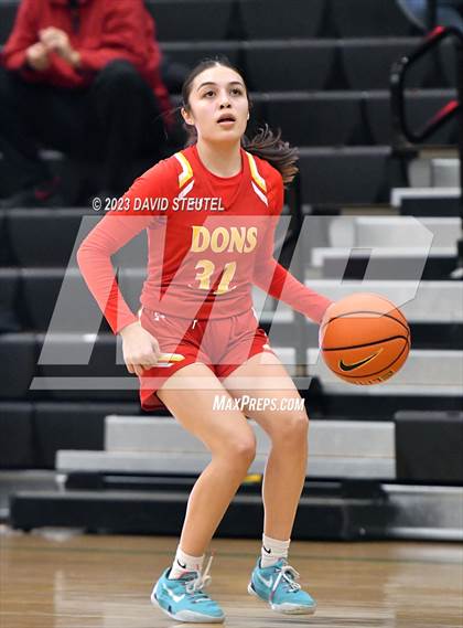 Thumbnail 3 in Cathedral Catholic vs. Piedmont (St. Mary's Stockton MLK Showcase) photogallery.