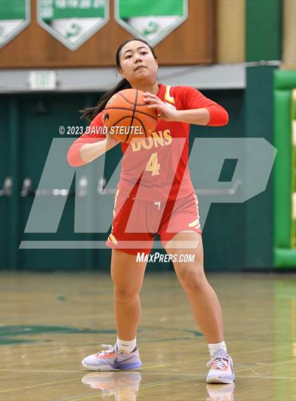 Thumbnail 2 in Cathedral Catholic vs. Piedmont (St. Mary's Stockton MLK Showcase) photogallery.