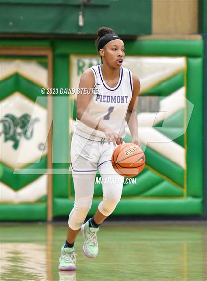 Thumbnail 1 in Cathedral Catholic vs. Piedmont (St. Mary's Stockton MLK Showcase) photogallery.