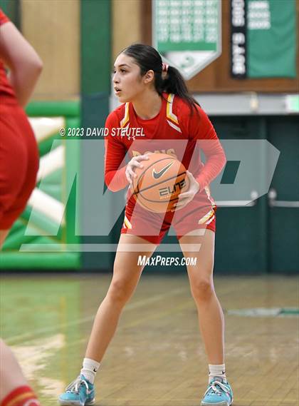 Thumbnail 2 in Cathedral Catholic vs. Piedmont (St. Mary's Stockton MLK Showcase) photogallery.