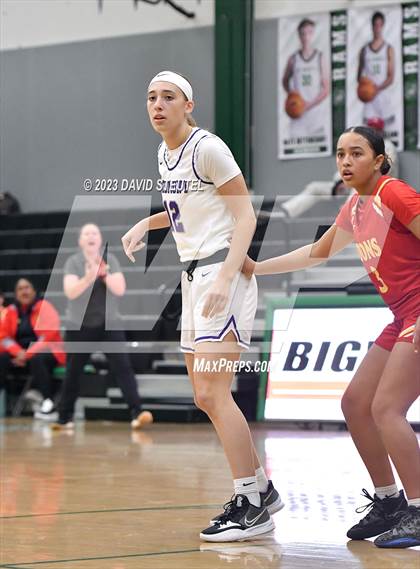 Thumbnail 3 in Cathedral Catholic vs. Piedmont (St. Mary's Stockton MLK Showcase) photogallery.