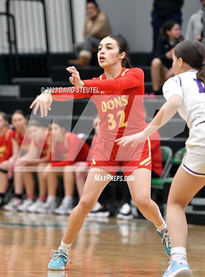 Thumbnail 3 in Cathedral Catholic vs. Piedmont (St. Mary's Stockton MLK Showcase) photogallery.