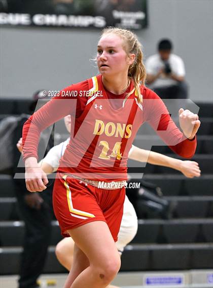 Thumbnail 3 in Cathedral Catholic vs. Piedmont (St. Mary's Stockton MLK Showcase) photogallery.