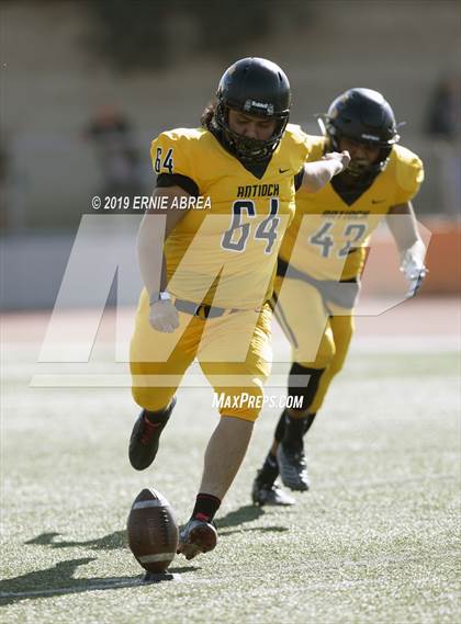Thumbnail 2 in Antioch @ Pittsburg (101st Big Little Game) photogallery.