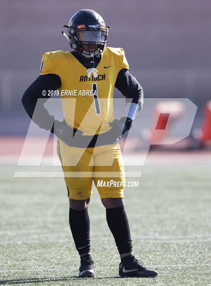 Thumbnail 1 in Antioch @ Pittsburg (101st Big Little Game) photogallery.