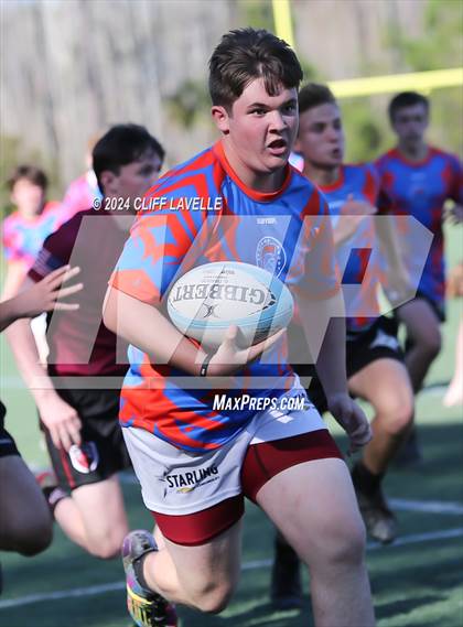 Thumbnail 2 in Lowcountry All Stars C vs St. Joseph's Prep (Rugby 2024 All Stars) photogallery.