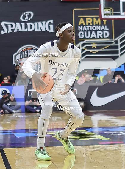 Thumbnail 2 in Brewster Academy National vs. IMG Academy (Army National Guard Hoophall Classic) photogallery.