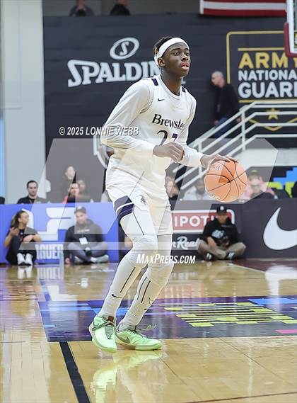 Thumbnail 2 in Brewster Academy National vs. IMG Academy (Army National Guard Hoophall Classic) photogallery.