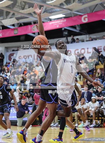 Thumbnail 2 in Brewster Academy National vs. IMG Academy (Army National Guard Hoophall Classic) photogallery.