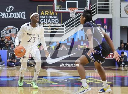Thumbnail 3 in Brewster Academy National vs. IMG Academy (Army National Guard Hoophall Classic) photogallery.