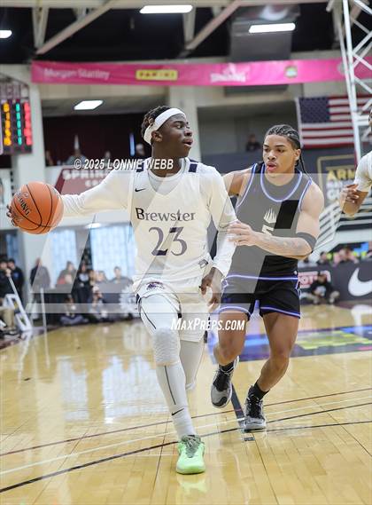 Thumbnail 2 in Brewster Academy National vs. IMG Academy (Army National Guard Hoophall Classic) photogallery.
