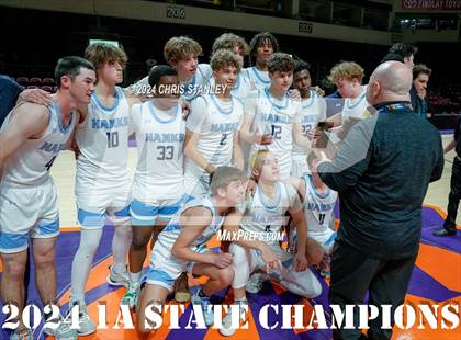 Thumbnail 2 in The Gregory School vs North Valley Christian Academy (AIA-1A Final-Awards) photogallery.