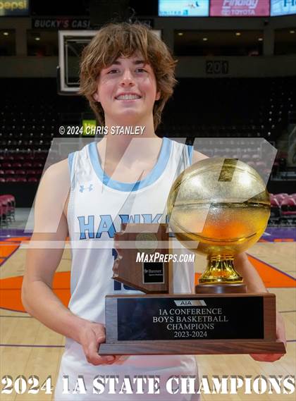 Thumbnail 2 in The Gregory School vs North Valley Christian Academy (AIA-1A Final-Awards) photogallery.