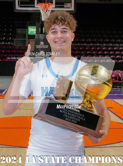 Thumbnail 3 in The Gregory School vs North Valley Christian Academy (AIA-1A Final-Awards) photogallery.