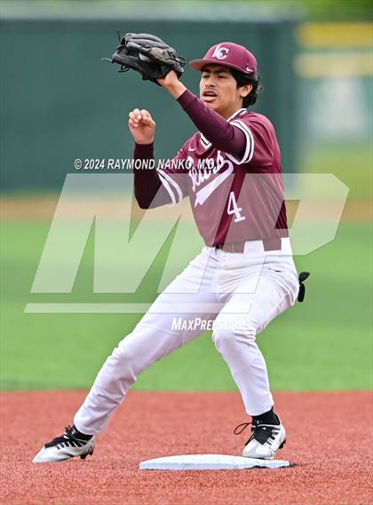 Thumbnail 1 in Cathedral vs. Lawrence Central (IHSAA 4A Section 10 Semifinal)  photogallery.