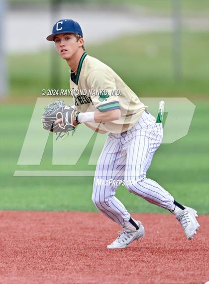 Thumbnail 1 in Cathedral vs. Lawrence Central (IHSAA 4A Section 10 Semifinal)  photogallery.