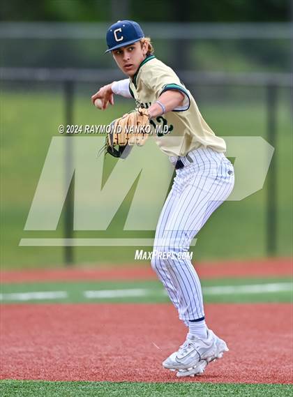 Thumbnail 2 in Cathedral vs. Lawrence Central (IHSAA 4A Section 10 Semifinal)  photogallery.