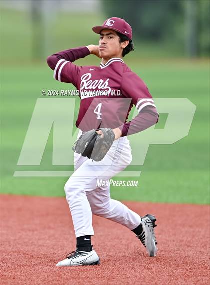 Thumbnail 3 in Cathedral vs. Lawrence Central (IHSAA 4A Section 10 Semifinal)  photogallery.