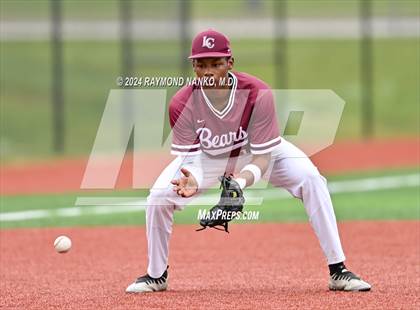 Thumbnail 3 in Cathedral vs. Lawrence Central (IHSAA 4A Section 10 Semifinal)  photogallery.