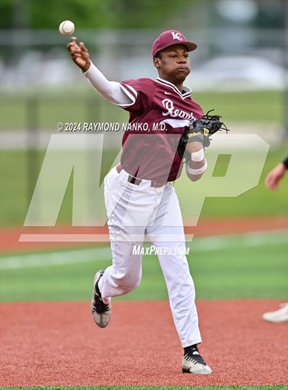 Thumbnail 1 in Cathedral vs. Lawrence Central (IHSAA 4A Section 10 Semifinal)  photogallery.
