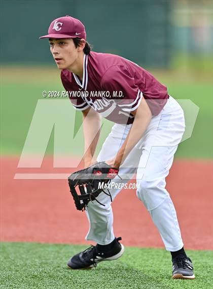 Thumbnail 2 in Cathedral vs. Lawrence Central (IHSAA 4A Section 10 Semifinal)  photogallery.