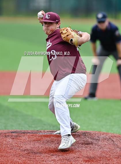 Thumbnail 1 in Cathedral vs. Lawrence Central (IHSAA 4A Section 10 Semifinal)  photogallery.