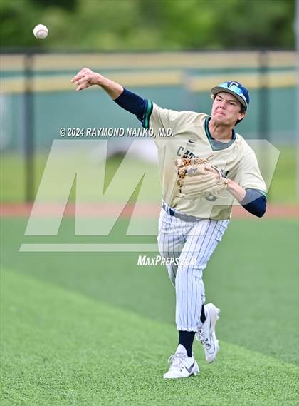 Thumbnail 1 in Cathedral vs. Lawrence Central (IHSAA 4A Section 10 Semifinal)  photogallery.