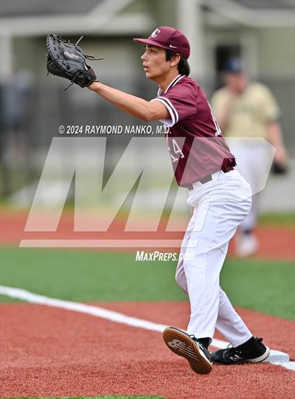 Thumbnail 2 in Cathedral vs. Lawrence Central (IHSAA 4A Section 10 Semifinal)  photogallery.
