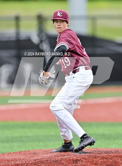 Thumbnail 1 in Cathedral vs. Lawrence Central (IHSAA 4A Section 10 Semifinal)  photogallery.