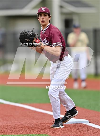 Thumbnail 3 in Cathedral vs. Lawrence Central (IHSAA 4A Section 10 Semifinal)  photogallery.
