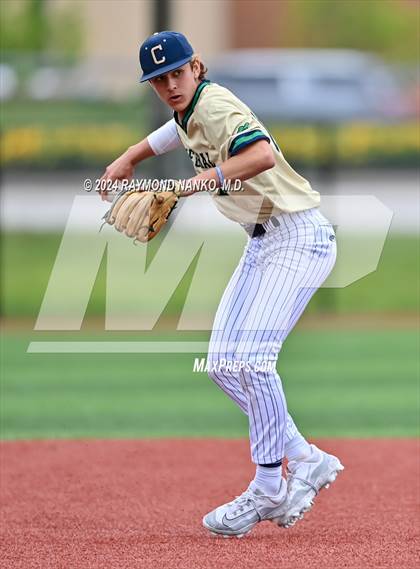 Thumbnail 1 in Cathedral vs. Lawrence Central (IHSAA 4A Section 10 Semifinal)  photogallery.