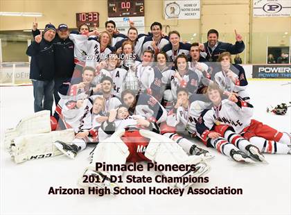 Thumbnail 1 in Notre Dame Prep vs. Pinnacle (AHSHA D1 Final Awards Photos) photogallery.