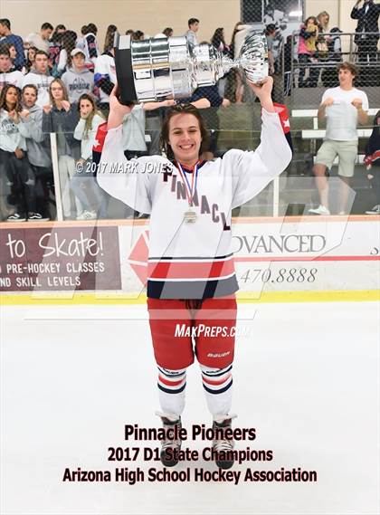Thumbnail 1 in Notre Dame Prep vs. Pinnacle (AHSHA D1 Final Awards Photos) photogallery.