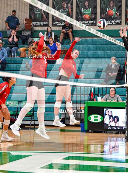 Thumbnail 2 in McMullen County vs Richards (UIL Volleyball 1A Region III Semifinal) photogallery.