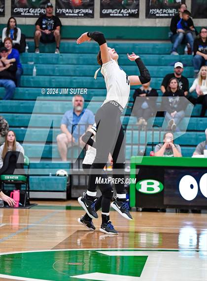 Thumbnail 2 in McMullen County vs Richards (UIL Volleyball 1A Region III Semifinal) photogallery.