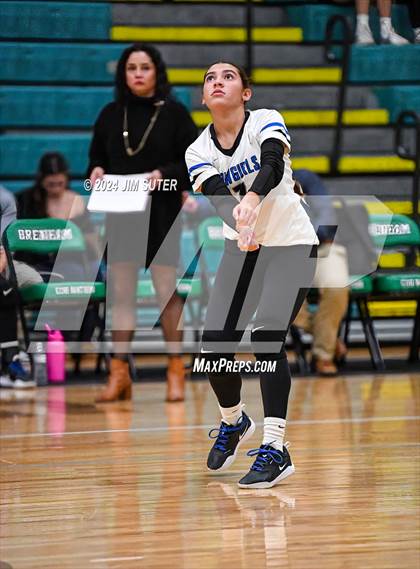 Thumbnail 2 in McMullen County vs Richards (UIL Volleyball 1A Region III Semifinal) photogallery.