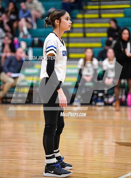 Thumbnail 2 in McMullen County vs Richards (UIL Volleyball 1A Region III Semifinal) photogallery.