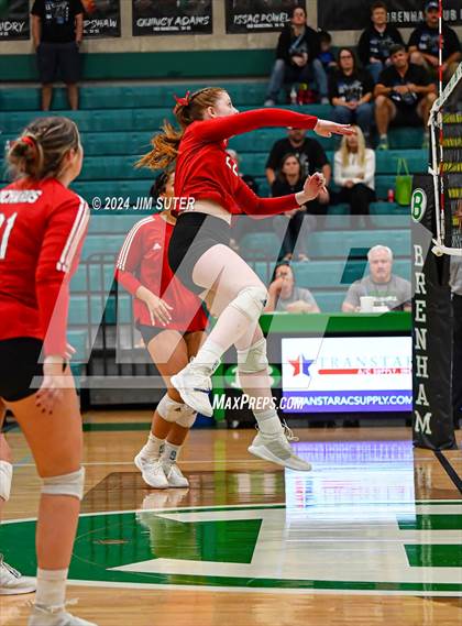 Thumbnail 1 in McMullen County vs Richards (UIL Volleyball 1A Region III Semifinal) photogallery.